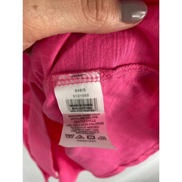 NWT Vince camuto cold shoulder tshirt pink S - Picture 5 of 6